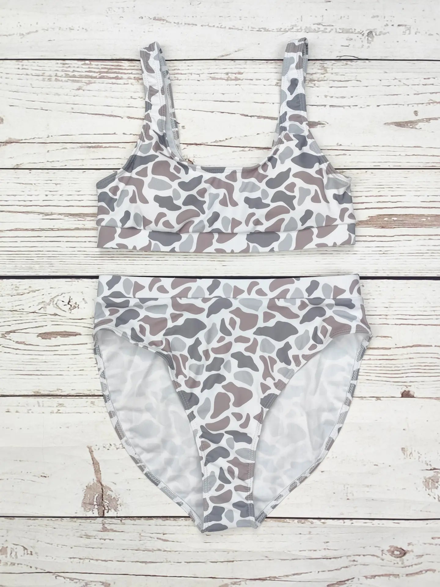 Women Two Piece Camouflage Swimwear