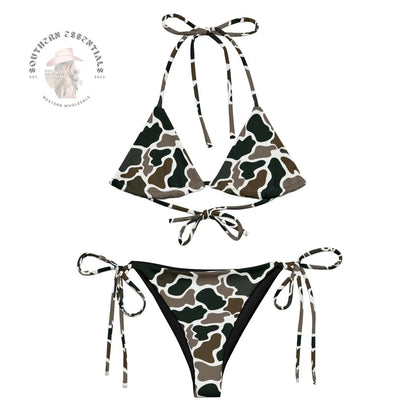 Duck Camo String Bikini