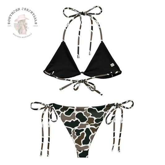 Duck Camo String Bikini