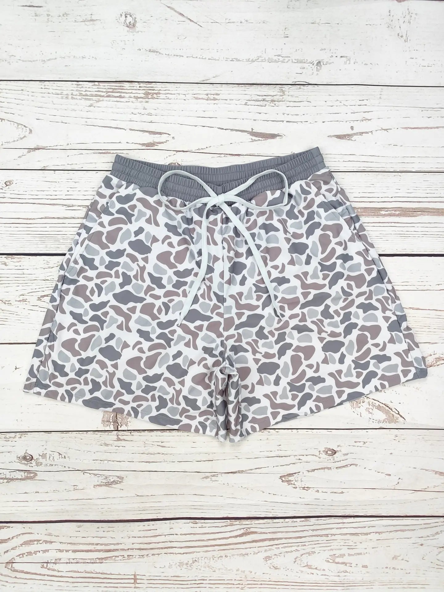 Men Camouflage Printed Swim Trunks