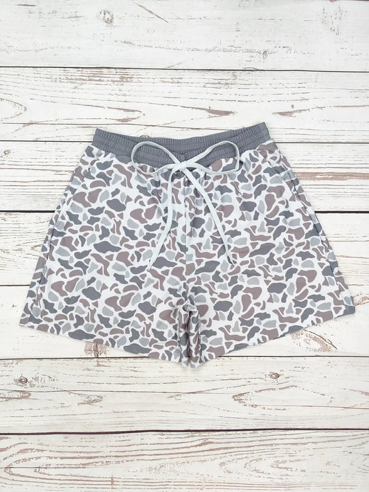 Men Camouflage Printed Swim Trunks